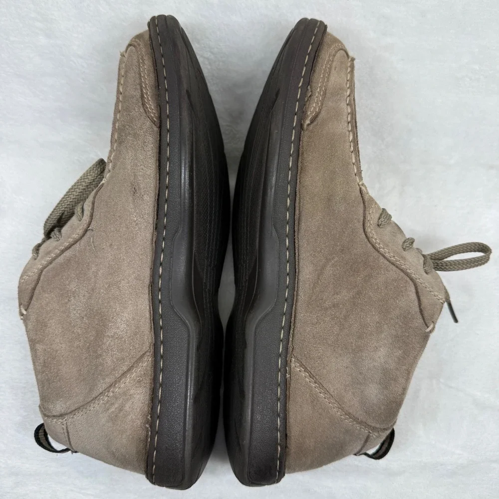 Streetcars Check 2515S Mens 8.5 M Taupe Brown Suede Leather Moc Toe Chukka Boots